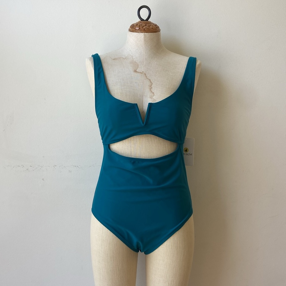 Body Glove Smoothies Eli One-Piece Swimsuit Teal Size XL